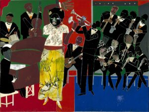 Romare Bearden, Empress of the Blues, 1974.